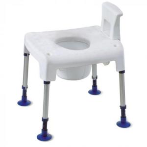 Chaise-de-douche-3en1 : AQUATEC PICO COMMODE Chaise-de-douche-3en1 : AQUATEC PICO COMMODE