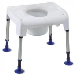 Chaise-de-douche-3en1 : AQUATEC PICO COMMODE Chaise-de-douche-3en1 : AQUATEC PICO COMMODE