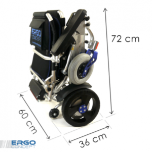 Ergo-08L : fauteuil roulant électrique pliable