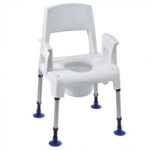 Chaise-de-douche-3en1 : AQUATEC PICO COMMODE Chaise-de-douche-3en1 : AQUATEC PICO COMMODE