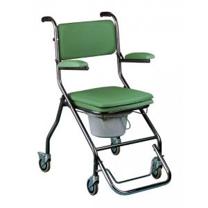 Chaise-percée-pliante à roues : GR192 Hms-Vilgo Chaise-percée-pliante à roues : GR192 Hms-Vilgo
